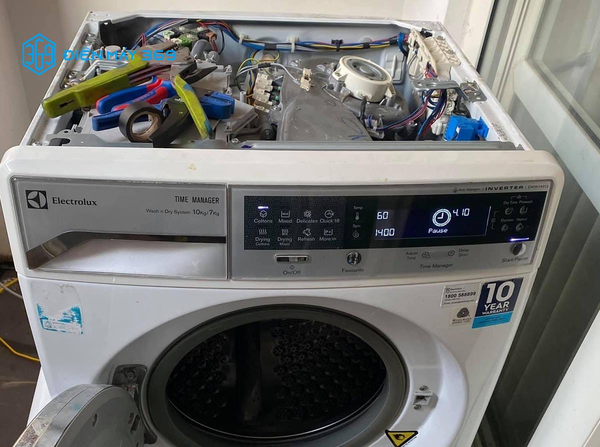 Những hư hỏng trên máy giặt Electrolux nói riêng rất đa dạng.