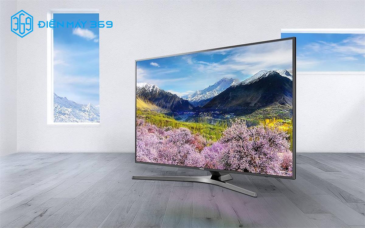 Tivi Samsung còn có thiết kế mỏng và hiện đại giúp cho không gian sử dụng được sang trọng hơn.
