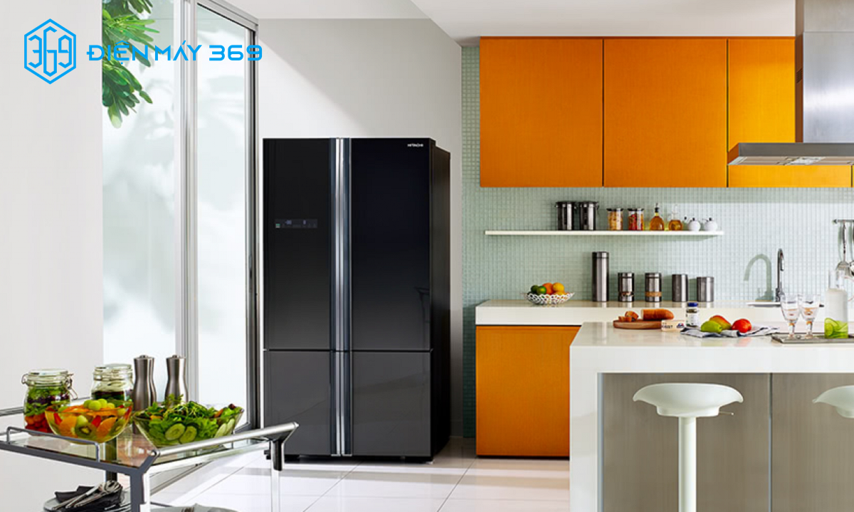 Tủ lạnh Hitachi nổi tiếng có bền cao, tiết kiệm điện, hệ thống làm lạnh nhanh với thiết kế hiện đại