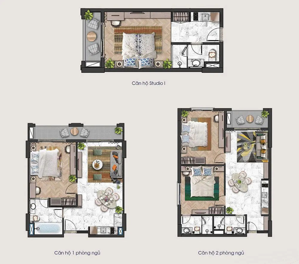 Căn hộ studio là loại hình căn hộ có diện tích nhỏ nhất