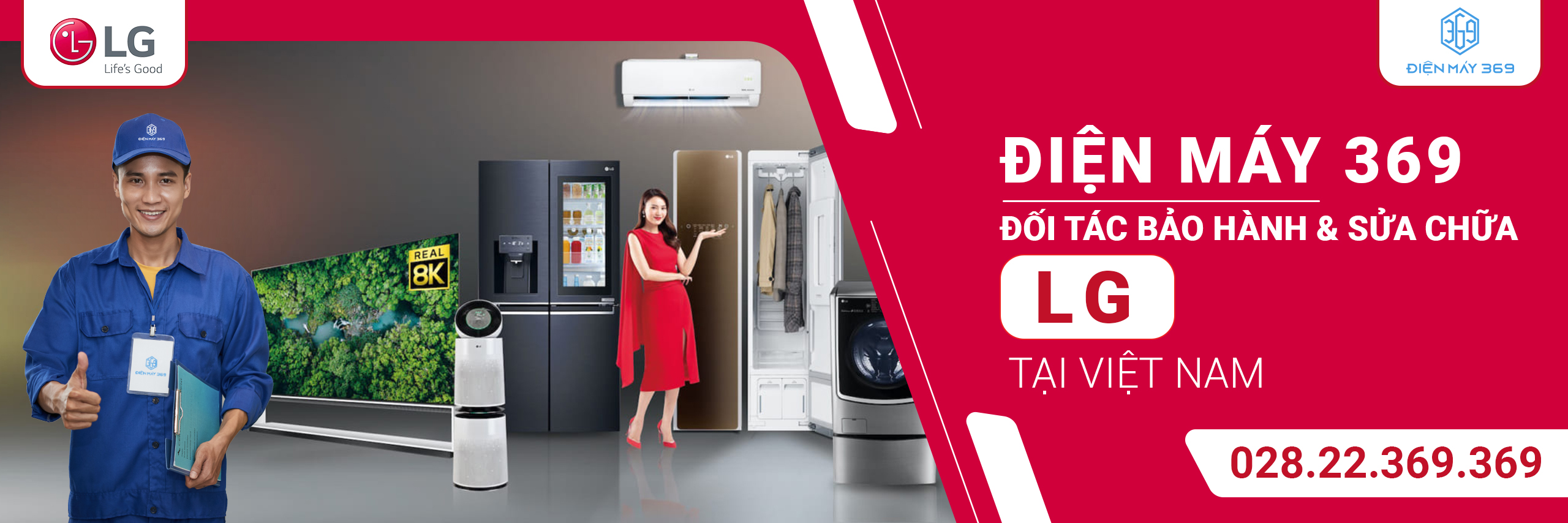 Muốn Bảo Hành Máy Giặt LG, Liên Hệ Ngay Điện Máy 369! 1 LG