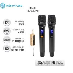 Micro Không Dây Đa Năng BEST SOUND U-WR20A màu xám đen