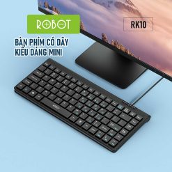 Bàn Phím Có Dây ROBOT RK10 - Nút bấm tĩnh âm