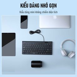 Bàn Phím Có Dây ROBOT RK10 - Nút bấm tĩnh âm