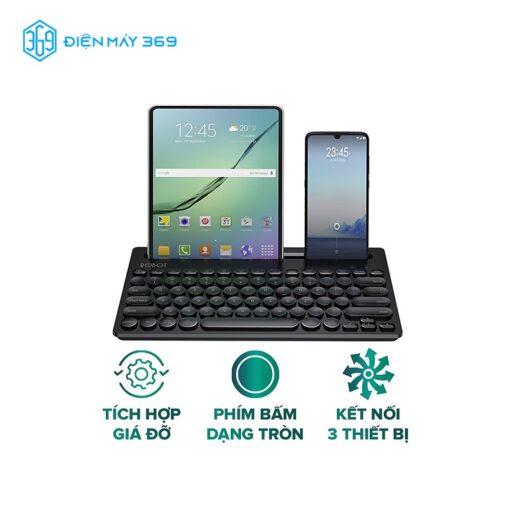 Bàn Phím Không Dây ROBOT KB10 Black