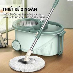 Bộ cây lau nhà cao cấp xoay 360 độ SAMONO SCM003