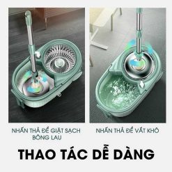 Bộ cây lau nhà cao cấp xoay 360 độ SAMONO SCM003