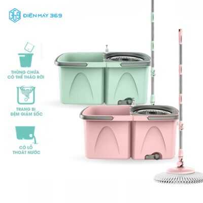 Bộ cây lau nhà SAMONO SCM015 (kèm xô)