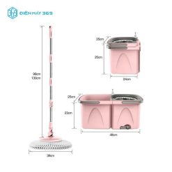 Bộ cây lau nhà SAMONO SCM015 (kèm xô)