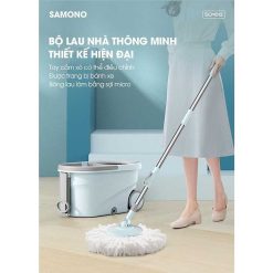 Bộ cây lau nhà thông minh xoay 360 độ SAMONO SCM012