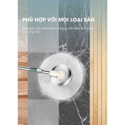 Bộ cây lau nhà thông minh xoay 360 độ SAMONO SCM012