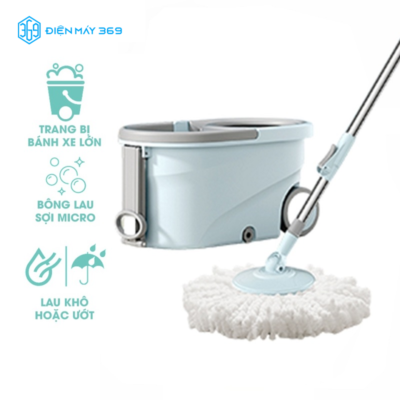 Bộ cây lau nhà thông minh xoay 360 độ SAMONO SCM012