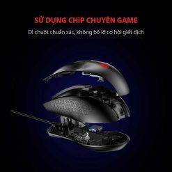 Chuột Gaming Có Dây GAMEN GM100 - Hiệu ứng LED 2000DPI