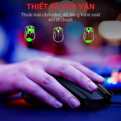 Chuột Gaming Có Dây GAMEN GM100 - Hiệu ứng LED 2000DPI