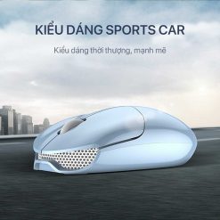 Chuột Không Dây Acome AM200 Blue kiểu dáng Sport Car