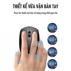 Chuột Không Dây ROBOT M205 - Thiết kế văn phòng 1600DPI