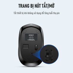 Chuột Không Dây ROBOT M205 - Thiết kế văn phòng 1600DPI