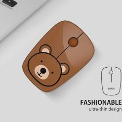 Chuột Không Dây ROBOT M220 Brown Bear - 2.4GHz 1600DPI Kèm Pin