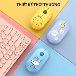 Chuột Không Dây ROBOT M230 Chick - Nút bấm tĩnh âm 1600DPI