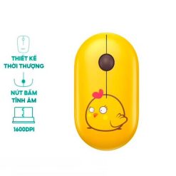 Chuột Không Dây ROBOT M230 Chick - Nút bấm tĩnh âm 1600DPI