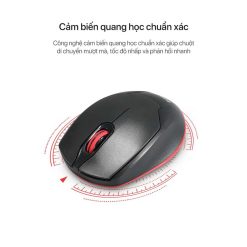 Chuột Không Dây ROBOT M310 Black - Tĩnh Âm