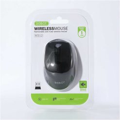 Chuột Không Dây ROBOT M312 Black – Tĩnh âm, 500Hz 1600DPI