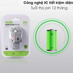 Chuột Không Dây ROBOT M330 Hedgehog - Tĩnh âm siêu nhẹ