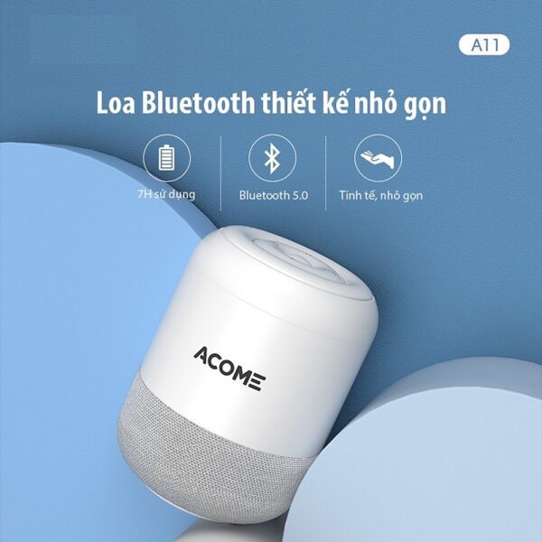 Loa Bluetooth Acome A11 White