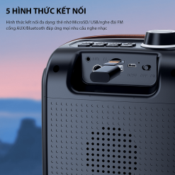 Loa Bluetooth Robot RB490 Black