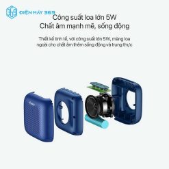 Loa Bluetooth Vivan VS1 Blue