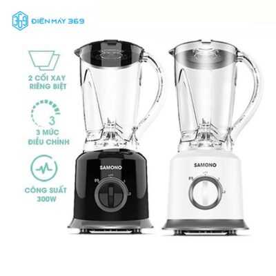 Máy xay sinh tố đa năng SAMONO SW-BB300A - 2 cối xay gia vị xay sinh tố