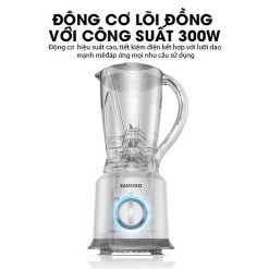 Máy xay sinh tố đa năng SAMONO SW-BB300A - 2 cối xay gia vị xay sinh tố