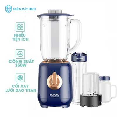Máy xay sinh tố đa năng SAMONO SW-TBB350, công suất 350W, 2 cối