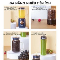 Máy xay sinh tố đa năng SAMONO SW-TBB350, công suất 350W, 2 cối