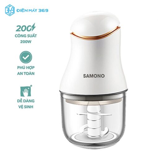 Máy Xay Thịt SAMONO SW099 Công suất 200W (Trắng - Xanh lá)