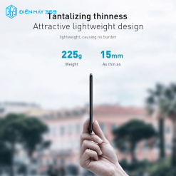 Pin dự phòng nhỏ gọn Baseus Gentleman Digital Display Powerbank 10.000mAh dùng cho iPhone/Samsung/Oppo/ Xiaomi (10,000mAh, 2 Port USB, LED/ LCD Display)