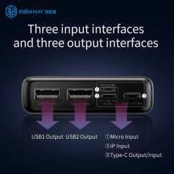 Pin dự phòng sạc nhanh Baseus Adaman Metal Digital Display Quick Charge