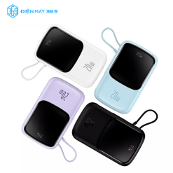 Pin Dự Phòng Sạc Nhanh Baseus Qpow Pro Digital Display Fast Charge Power Bank 10.000mhA Cho IPhone,Type-C