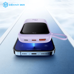 Pin Dự Phòng Sạc Nhanh Baseus Qpow Pro Digital Display Fast Charge Power Bank 10.000mhA Cho IPhone,Type-C