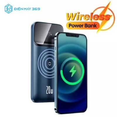 Pin dự phòng sạc nhanh không dây tích hợp nam châm Baseus Magnetic Wireless Quick Charging Power Bank (10.000mAh