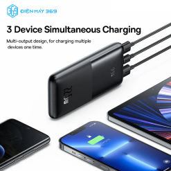 Pin Dự Phòng Sạc Nhanh Thế Hệ Mới Baseus Bipow Pro Digital Display Fast Charge Power Bank 10000mAh 22.5W/ 20W (Kèm Cáp Type C 3A 30cm)