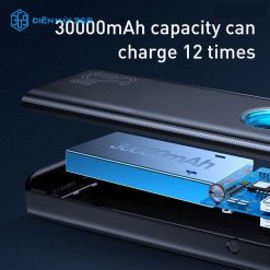 Pin sạc dự phòng đa dụng công suất cao Baseus Amblight Digital Display Quick Charge Power Bank 30.000 mAh