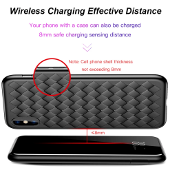 Pin sạc dự phòng không dây Baseus LV197 cho iPhoneX (LCD Qi Wireless Charger, 8.000 mAh, 2A, Power Bank)