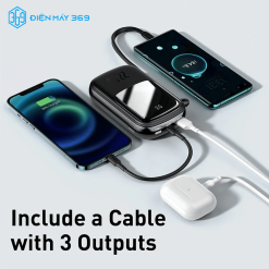 Pin sạc dự phòng sạc nhanh Baseus Qpow Digital Display 20.000mAh