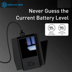 Pin sạc dự phòng sạc nhanh Baseus Super Mini Digital Display Power Bank (10.000mAh / 20.000mAh, 22.5W, màn hình LED)