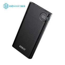 Sạc Dự Phòng ROBOT Có LED RT190 10000mAh Đen