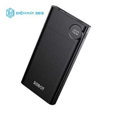 Sạc Dự Phòng ROBOT Có LED RT190 10000mAh Đen