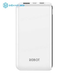 Sạc Dự Phòng ROBOT RT180 10000mAh 10.5W Trắng