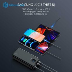 Sạc Dự Phòng VIVAN VPB-B40 Sạc nhanh 40000mAh 22.5W Đen