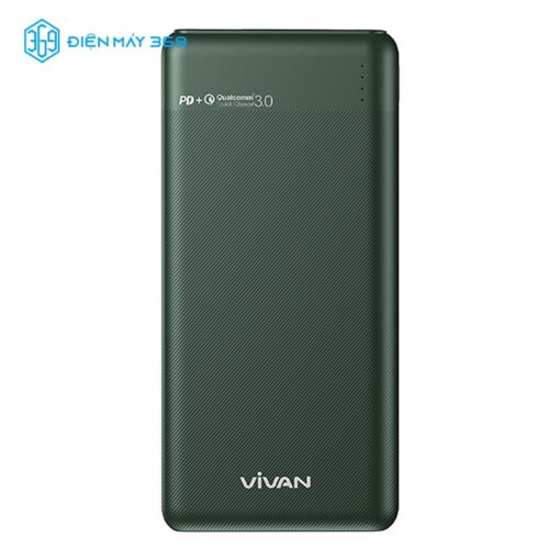 Sạc Dự Phòng VIVAN VPB-M10 100000mAh 18W Xanh lá